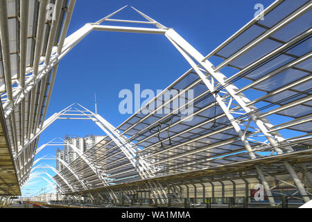 In Binhai - light rail Foto Stock