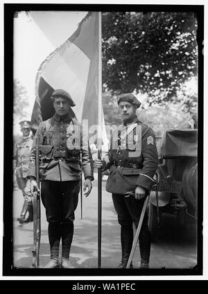 Diavoli blu (CHASSEURS alpina) Foto Stock