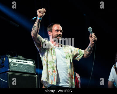 Alges, PORTOGALLO: rimane inattivo performing live sul terzo e ultimo giorno del Festival NOS viva in Alges, Sabato, lug. 13, 2019. Dotato di: Joe Talbot dove: Lisboa, Portogallo quando: 13 lug 2019 Credit: Rui M Leal/WENN.com Foto Stock