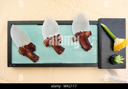 Fritti di nervature di ricambio Foto Stock