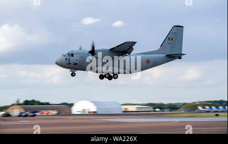 Romanian Air Force C-27J Spartan presso il Royal International Air Tattoo 2019 Foto Stock