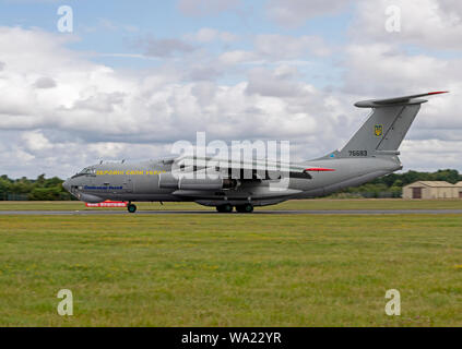 Ucraino Ilyushin Il-76MD presso il Royal International Air Tattoo 2019 Foto Stock