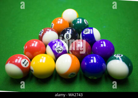 biliardo Foto Stock