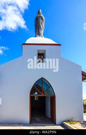La cappella di Nostra Signora di Lourdes, Easo, Nuova Caledonia, Sud Pacifico Foto Stock