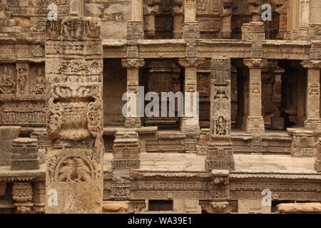 Le immagini di fase e in PATAN GUJAAT, INDIA. Foto Stock