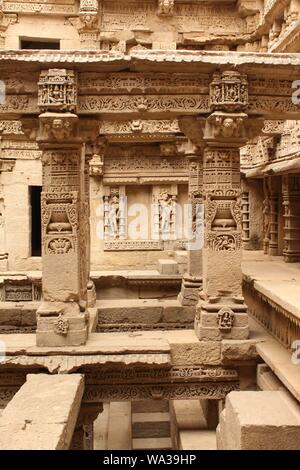 Le immagini di fase e in PATAN GUJAAT, INDIA. Foto Stock