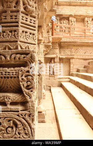 Le immagini di fase e in PATAN GUJAAT, INDIA. Foto Stock