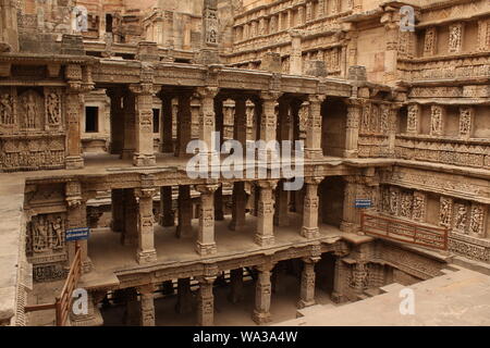 Le immagini di fase e in PATAN GUJAAT, INDIA. Foto Stock