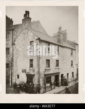 Luogo di nascita di Allan Pinkerton, Muirhead Street e prestito Ruglen, Gorbals, Glasgow, Scozia Foto Stock