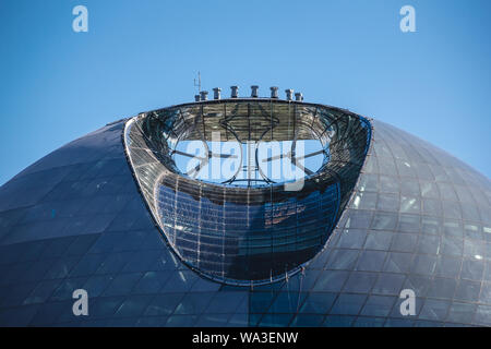 Vista dell'edificio dell'Esposizione Internazionale Specializzata "Astana EXPO-2017' Astana, Kazakhsta Foto Stock