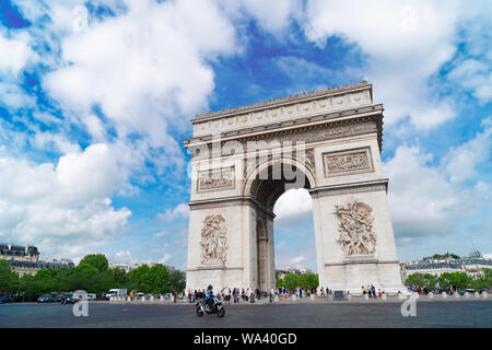 Arco di Trionfo, Parigi, Francia Foto Stock