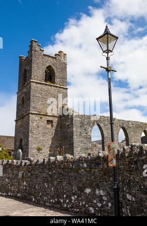 Rovine dell'Abbazia di Cong noto anche come il Royal Abbazia di Cong, nella contea di Mayo in Irlanda Foto Stock