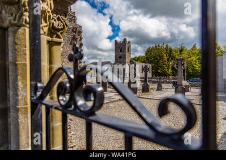 Rovine dell'Abbazia di Cong noto anche come il Royal Abbazia di Cong, nella contea di Mayo in Irlanda Foto Stock