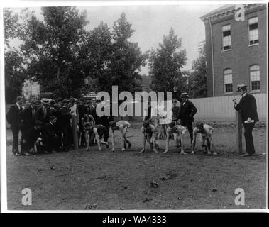 Boys' track meet - l'inizio, Central High School Foto Stock