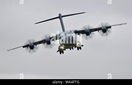 Airbus A400M Atlas i velivoli militari da trasporto al 2019 Royal International Air Tattoo Foto Stock