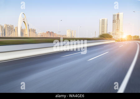 Una città senza auto Foto Stock