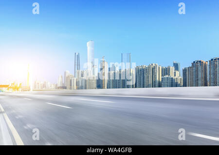 Una città senza auto Foto Stock