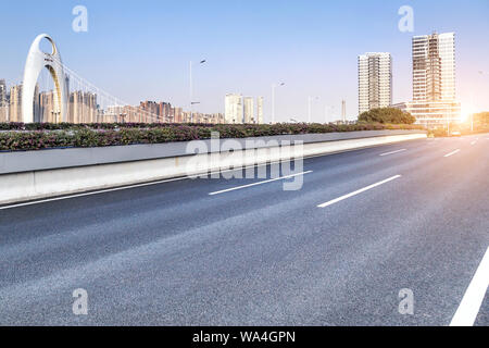 Una città senza auto Foto Stock