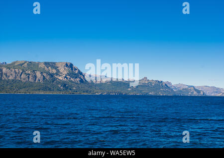 Lago Traful situato in Patagonia, luogo incantato, Argentina Foto Stock