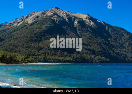 Lago Traful situato in Patagonia, luogo incantato, Argentina Foto Stock