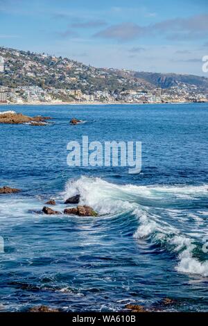 Laguna Beach costa in Orange County in California Foto Stock