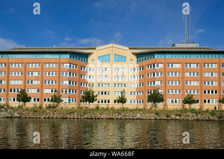 Malmo, Svezia - 13 Luglio 2019: l'edificio del Dipartimento di Polizia di Malmo Foto Stock