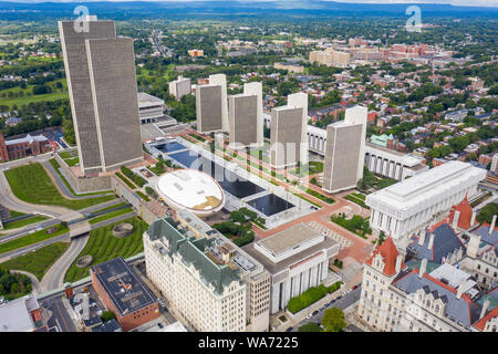 L'Empire State Plaza, Albany, New York, Stati Uniti d'America Foto Stock