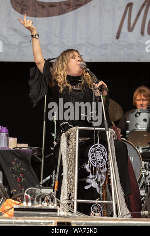 Deborah Bonham effettuando in corrispondenza di WeyFest 2019 Festival di musica Foto Stock