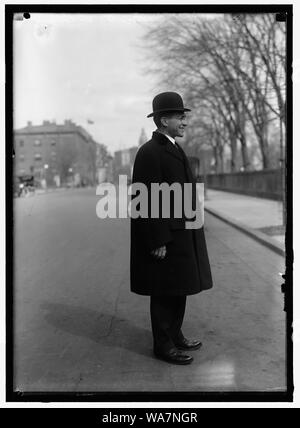 BAKER, NEWTON DIEHL. Segretario DI GUERRA, 1916-1921 Foto Stock