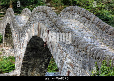 Lavertezzo, Ticino, Svizzera, Europa Foto Stock