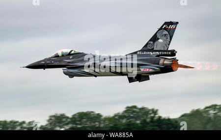 Aria belga Forza F-16AM Fighting Falcon 'Vador' presso il Royal International Air Tattoo 2019 Foto Stock