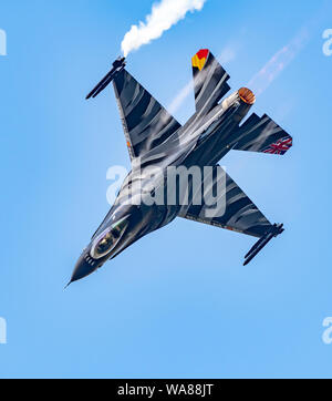 Aria belga Forza F-16AM Fighting Falcon 'Vador' presso il Royal International Air Tattoo 2019 Foto Stock