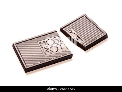 Moser Roth cioccolato fondente venduto esclusivamente da Aldi Foto Stock