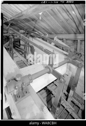 Il sistema di trasporto - Rame Kennecott Corporation, sul fiume di rame e Northwestern Railroad, Kennicott, Valdez-Cordova Area di censimento, AK Foto Stock