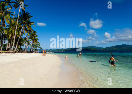 Pinagboyotan Isola, El Nido, PALAWAN FILIPPINE Foto Stock