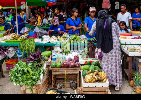 El Nido Street Market, El Nido, PALAWAN FILIPPINE Foto Stock