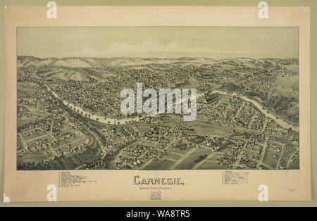 Carnegie, Contea di Allegheny Pennsylvania Foto Stock