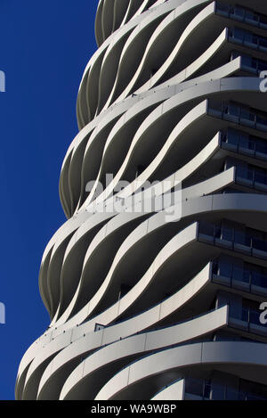 Onde edificio resort in Broadbeach Queensland Australia Foto Stock