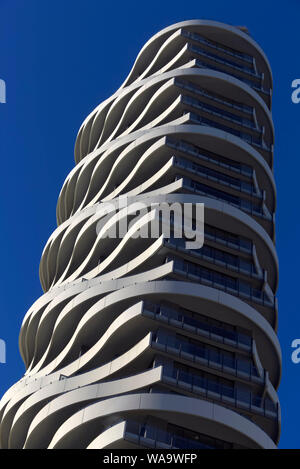 Onde edificio resort in Broadbeach Queensland Australia Foto Stock