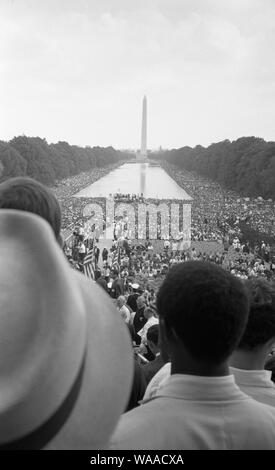 I diritti civili marzo su Washington, D.C. Foto Stock