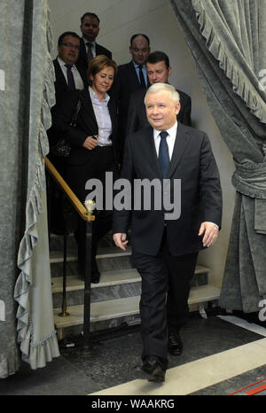 Varsavia, Polonia 05.02.2010. Nella foto: Jaroslaw Kaczynski. Foto Stock