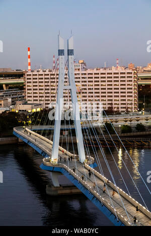 Giappone, Honshu, Tokyo, Toyosu, Shinonome, Tatsuma Sakurabashi Bridge, 30076491 Foto Stock