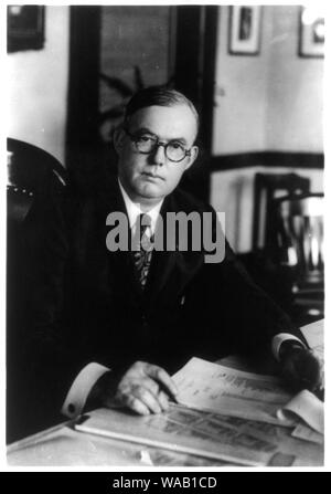 Col. Charles R. Forbes, Direttore, U.S. Veterani' Bureau Foto Stock