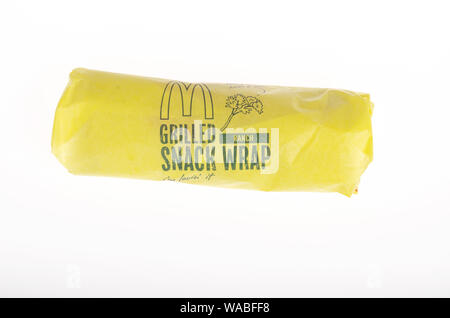 McDonald ranch grigliate pollo snack wrap Foto Stock