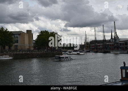 Dock di Bristol, Regno Unito Foto Stock