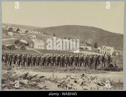 La società A, 22d nello stato di New York la milizia nei pressi di harpers Ferry, Va. (ossia West Virginia), 1861 [cioè1862] Foto Stock