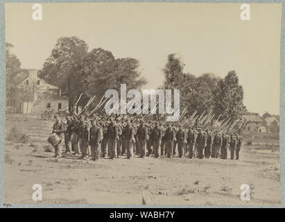 Società G, 22d nello stato di New York la milizia nei pressi di harpers Ferry, Virginia, 1861 [cioè1862] Foto Stock