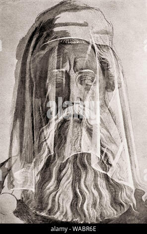 Carlo Magno, Carlo il Grande o Carolus Magnus, 747-814, re dei Franchi e imperatore dei romani Foto Stock