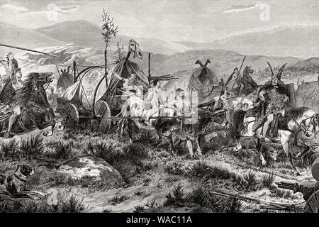 Trek teutonico, periodo di migrazione del I secolo Foto Stock