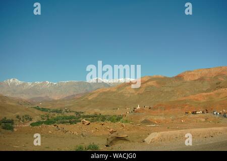 Impressioni di roadtrip attraverso il Marocco Foto Stock